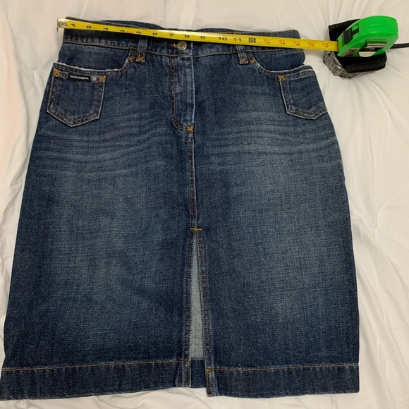 Dolce & Gabbana Jean Skirt Sz 38 NWOT - Picture 4 of 5